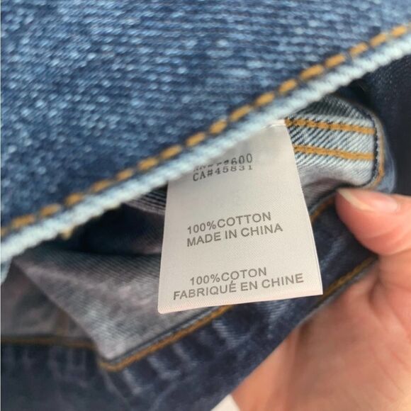 Free People X Sandrine Rose Denim Jacket In Indigo Blue - Picture 6 of 6